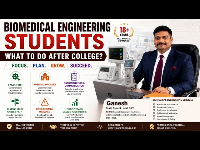 👉 Biomedical Engineering Students – What To Do After College? (Full Career Guide)