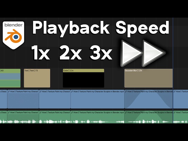 Speed Up Video Playback With This Free Blender Addon