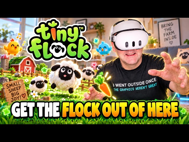This Game Will MELT Your HEART! Tiny Flock Quest 3 & Steam VR