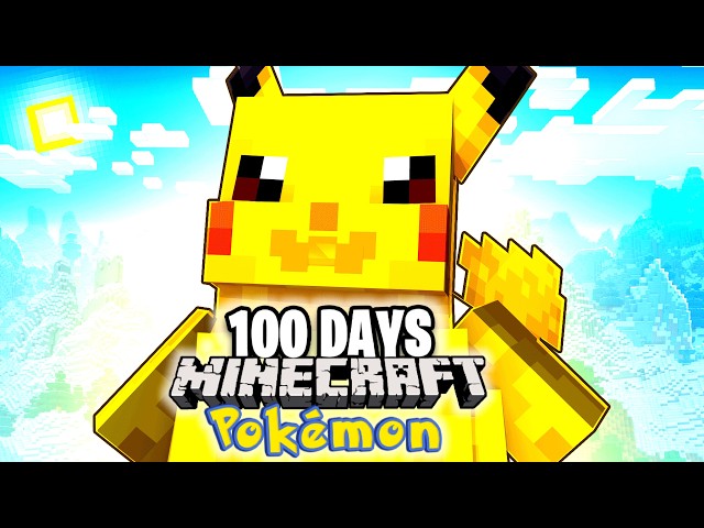 I Spent 100 DAYS as ASH KETCHUM in Pokémon Minecraft Vs my Rival! (Duos Cobblemon)