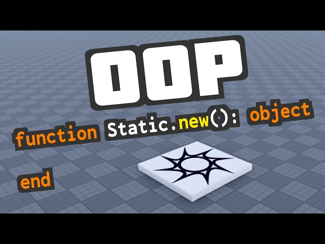Typed Object Oriented Programming Tutorial in Roblox Studio
