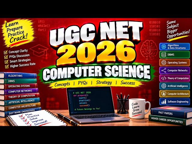 UGC NET Computer Science 2026 Question Paper Solved | Answers, Concepts & PYQ Analysis