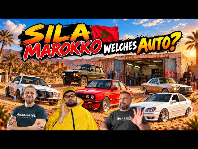 Which car should go to Morocco? Sila Rokko @bobergderechte ,@Autosiastik