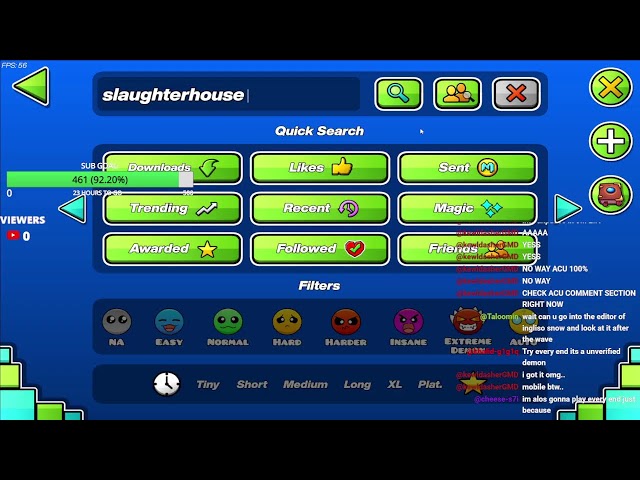 CREATING AN IMPOSSIBLE DEMON  | GEOMETRY DASH |  STREAM 4
