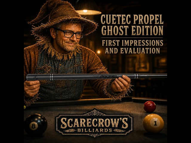 Cuetec Propel Jump Cue-Ghost Edition, First Impressions and Evaluation.