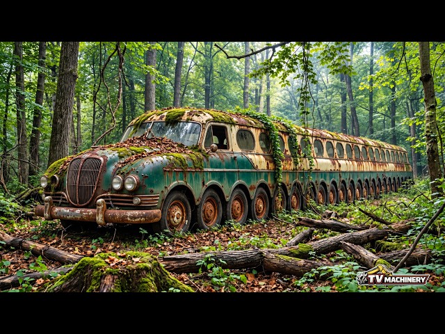 Forgotten Monster Bus Lost in the Forest | Full Restoration of a Rusted Giant Finally