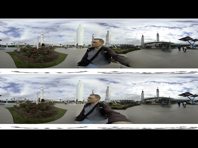 NASA (Rocket Garden) in 3D 360 VR - 4K