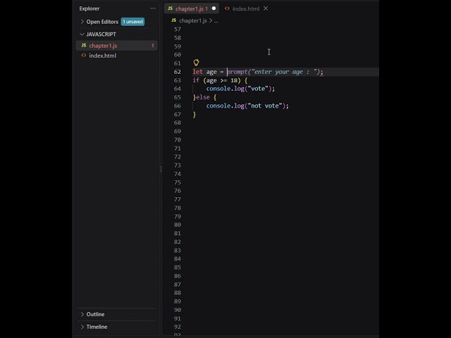 BASIC CONDITIONAL STATEMENT