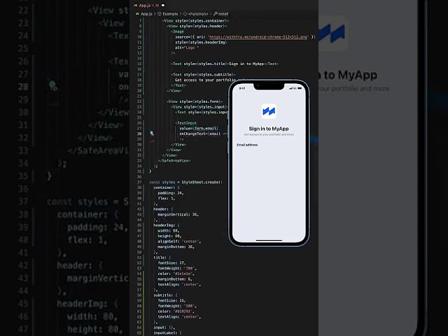 Episode 1 | Building a Simple Login Screen in React Native