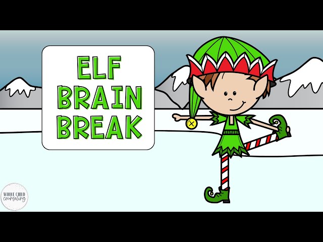 Christmas Elf Brain Break | Winter Classroom Yoga Movement Break | Kids Positive Affirmations