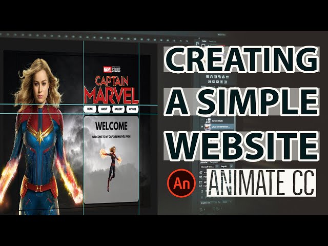 Creating A Simple Website Using Adobe Animate CC