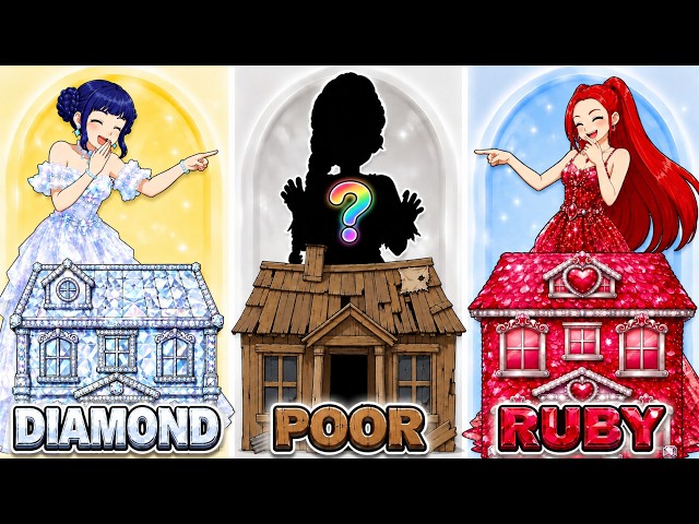 ✨Paper DIY✨ Diamond vs Ruby vs Poor Fashion Battle! K-Pop Demon Hunters | DIY Fashion Paper Doll