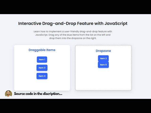 Build Your Own Drag-and-Drop Feature in JavaScript