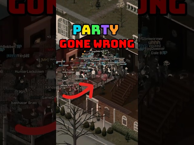 This Party Ended With a BANG 💀 #ProjectZomboid