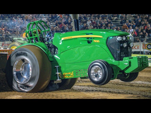 INSANE! TRACTOR Pulling 2026 Pro Stock Tracrors! Hillsboro Charity Tractor Pull! 