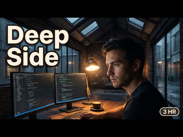 Deep Focus Mix for Programming & Coding | 3 Hour Side Project Building #324 🌧️