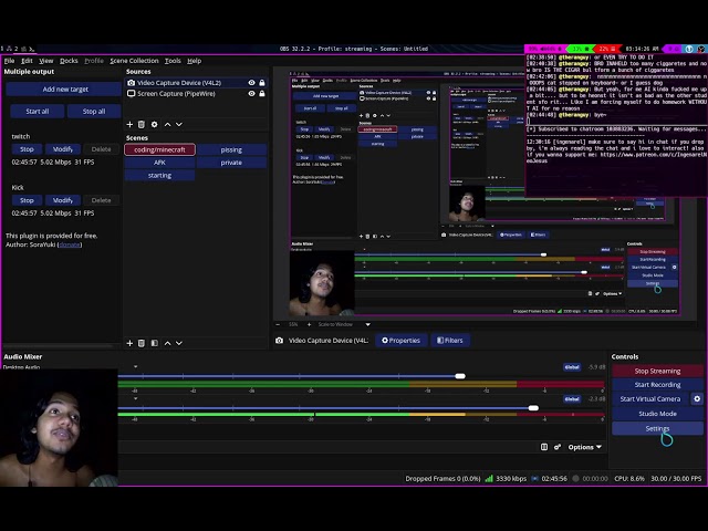 one month without her; Gentoo Linux (Dev Work, Chatting, Neovim) #gentoo #linux #devlog
