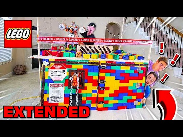 2 NOOBS TRY TO BREAK INTO WORLDS SAFEST LEGO HOUSE! - EXTENDED