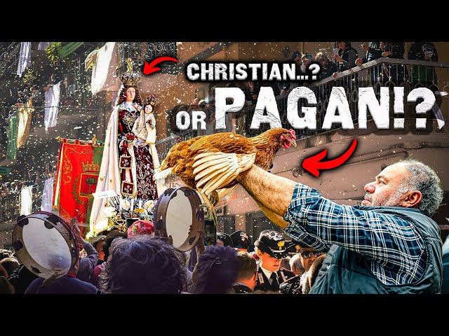 Madonna delle Galline - drumming, dancing and... CHICKENS??