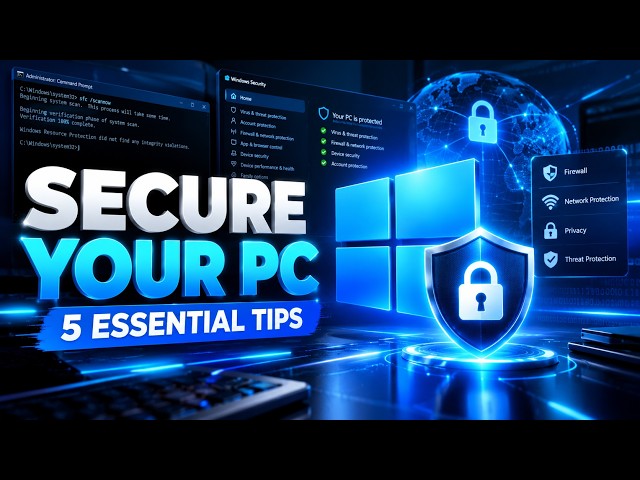 How to Secure Your Windows 11 PC  | 5 Essential Security Tips