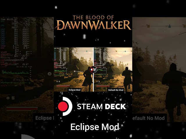 BLOOD OF THE DAWNWALKER Steam Deck ECLIPSE MOD Performance