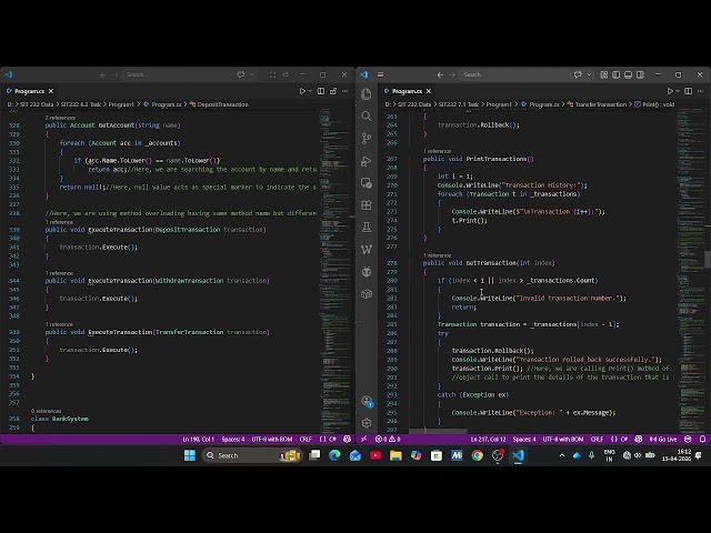 Banking System in C# using OOP | Inheritance & Polymorphism Explained with Transactions