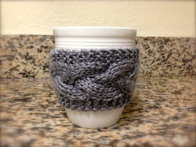 KNITTING TUTORIAL - MUG HOLDER