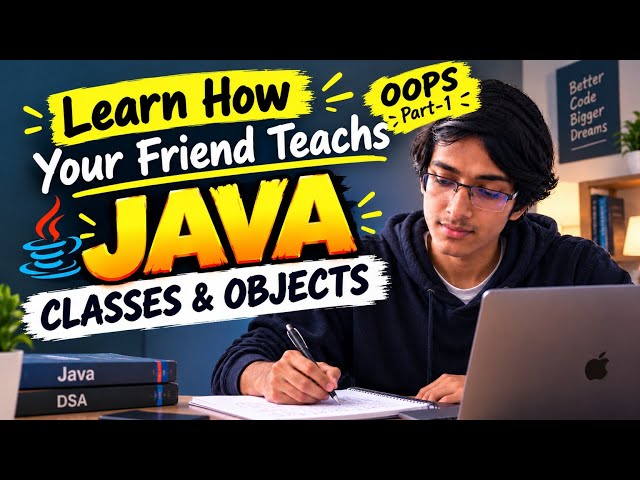 Java Classes & Objects in 12 Minutes ☕