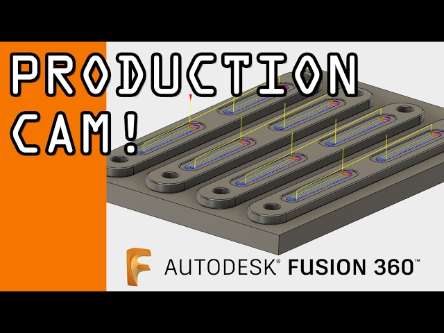 Fusion 360: Programming Production Run CAM!  FF66