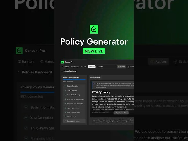 Stop writing Privacy Policies from scratch 😎