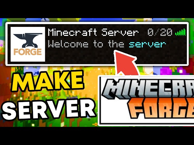 How To Set Up Forge Minecraft Server 1.20+