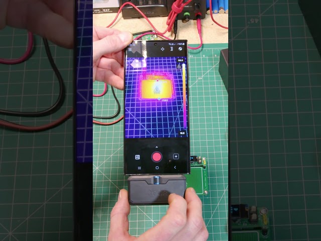FLIR One Pro LT Heat Camera - Simple use demonstration inc Solder Reflow Plate