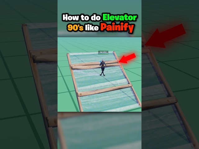 Don't Miss This Building Trick! (Elevator 90s) 😱 #fortnite #mustwatch #Painify