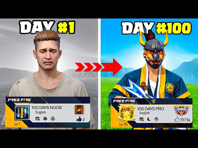 100 Days NOOB to PRO ID!
