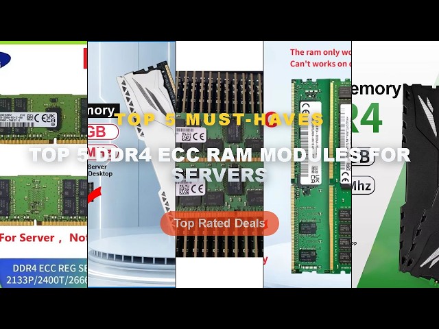 Amazing Top 5 DDR4 ECC RAM Modules For Servers You Need To See - ENVINDA DDR4 Server Memory RAM 8GB/