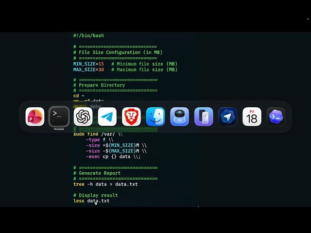 Demo Shell Script