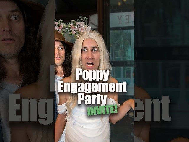 Poppy Engagement Party Invite