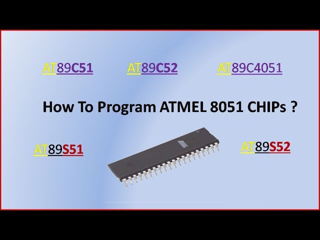 how to Program 8051 ICs of ATMEL (2/3)