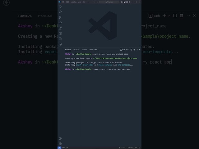Stop Using create-react-app Instead Use #shorts