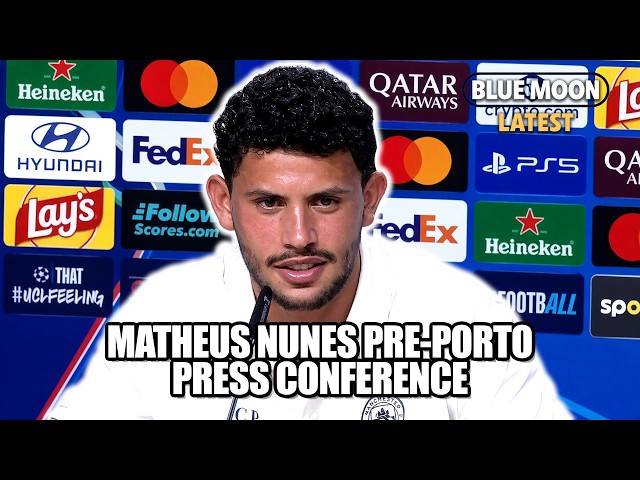 Matheus Nunes on Enzo Fernandez, right-back role and Pep comparisons | Porto v Manchester City
