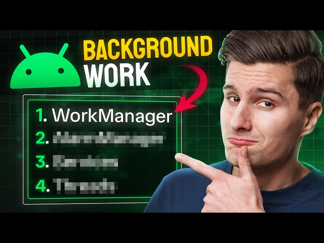 All 4 Types of Background Work On Android Explained - Mobile System Design Basics