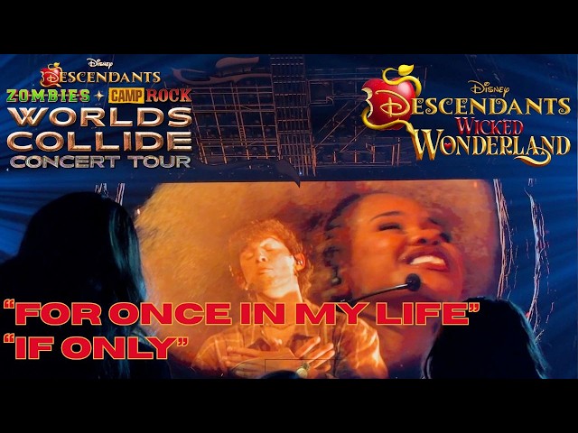 "For Once in My Life" & "If Only" (Descendants) | Worlds Collide Tour 2026 (Opening Night, 2nd Row)