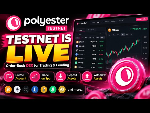 🚨 Polyester Testnet LIVE | How to Complete Testnet Tasks | Trade, Deposit & Withdraw | Full Guide 🔥