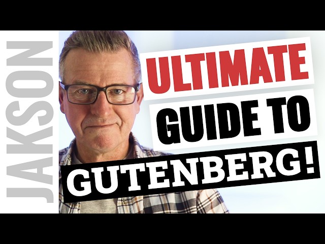 The ULTIMATE GUIDE to the WordPress Block Editor - Gutenberg Masterclass! 🔥