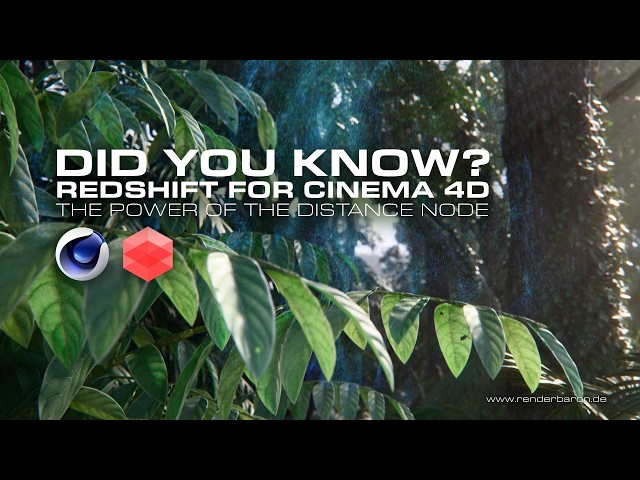 Did You Know? Redshift for Cinema 4D: The Power of the Distance Node