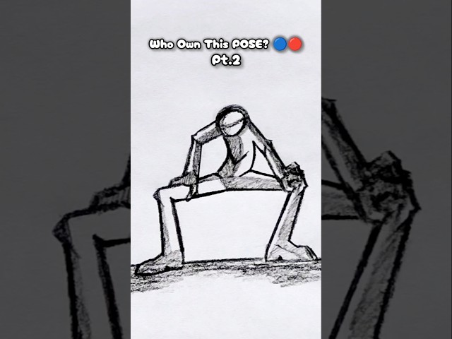 Who Own This POSE 🗿🔥 | Pt. 2 #drawing #stickman #tutorial #art #sketch