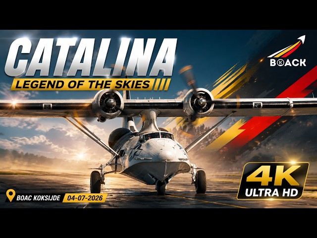 Catalina G-PBYA Catalina Society .  BOAC Koksijde 2026 .4Kᵁᴴᴰ