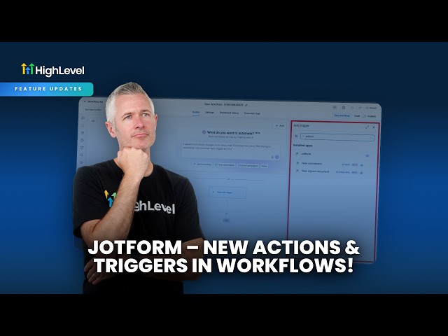 Jotform New Actions Triggers in Workflows