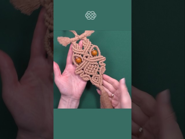 DIY Macramé Owl NEW Pattern #macrame #owl