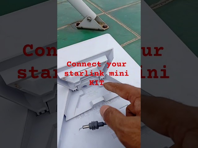Connect your starlink Mini KIT #techtroublesolved #starlink #minikit